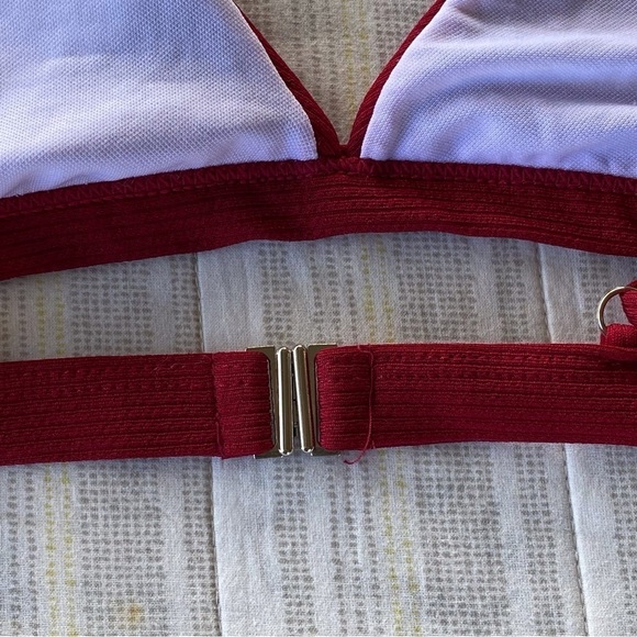 6 for$20♥️BNWT Zaful maroon swim top - Picture 2 of 4